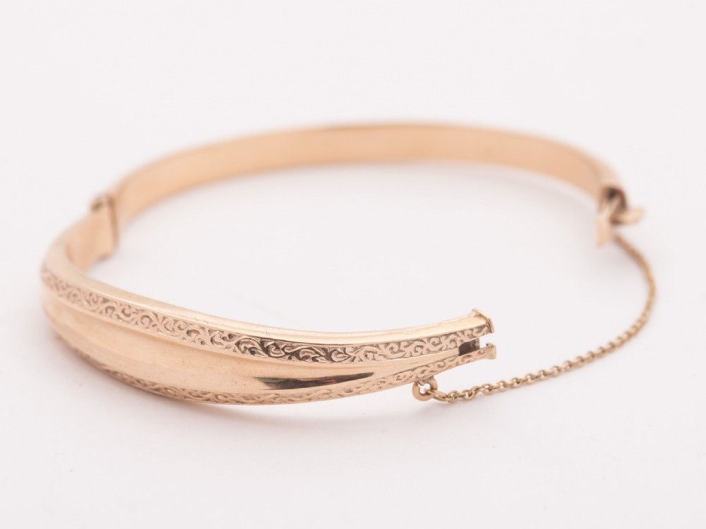 Beautiful Victorian 9K Gold Bracelet, Birmingham 1899 View II