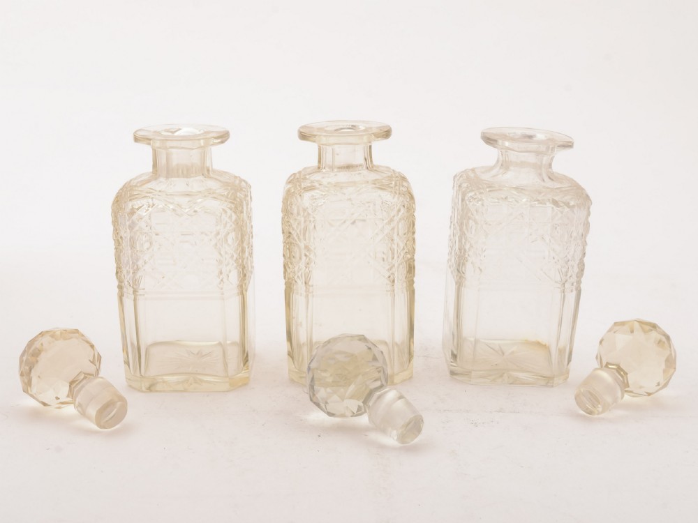 Grand Victorian 3 Bottle Tantalus, Circa 1890 View VI