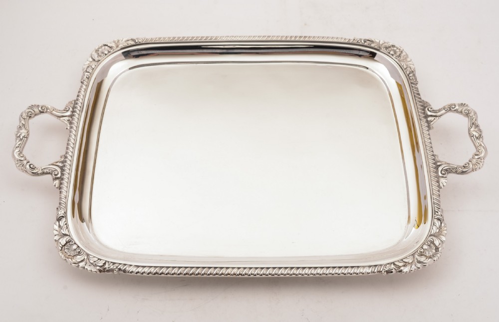 Stunning Edwardian Silver Plated Tray, Circa 1905