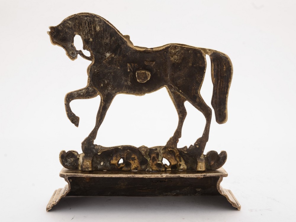 Beautiful Victorian Heavy Brass Doorstop, Circa 1890 View II