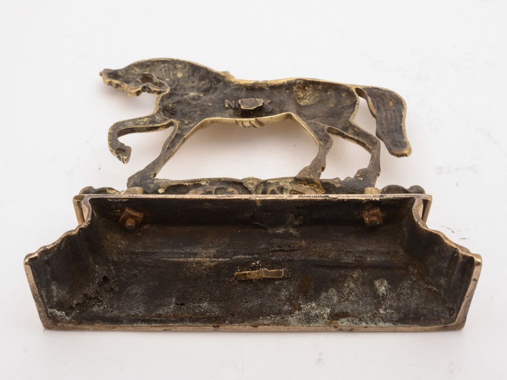 Beautiful Victorian Heavy Brass Doorstop, Circa 1890 View III