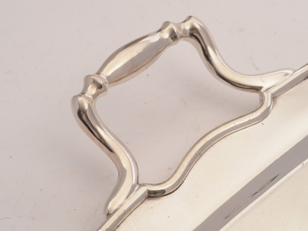 Fabulous Edwardian Large Silver Plated Tray, Circa 1905 View V
