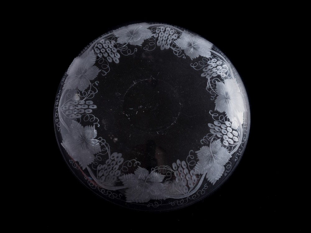 Gorgeous Set of 6 Glass Dessert Dishes, Circa 1905 View IV