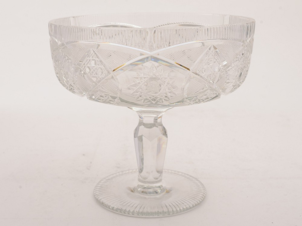 Lovely Art Deco Glass Pedestal  Bowl, Circa 1930