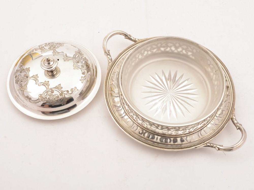 Gorgeous Victorian Butter Dish, Circa 1890 View VI