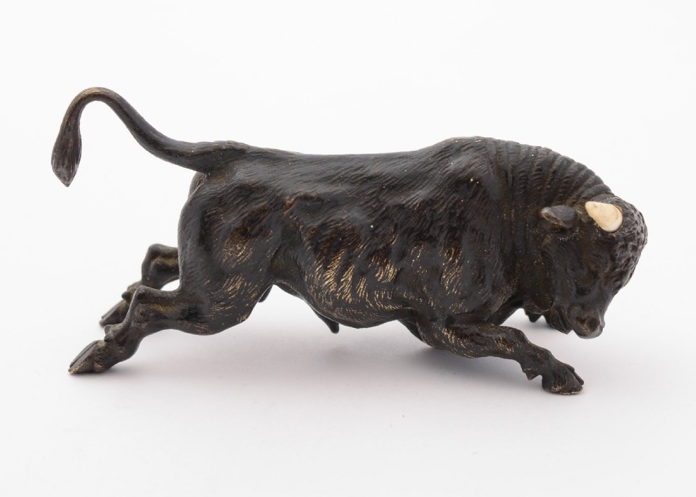 Good Austrian Bronze Bull, Circa 1900