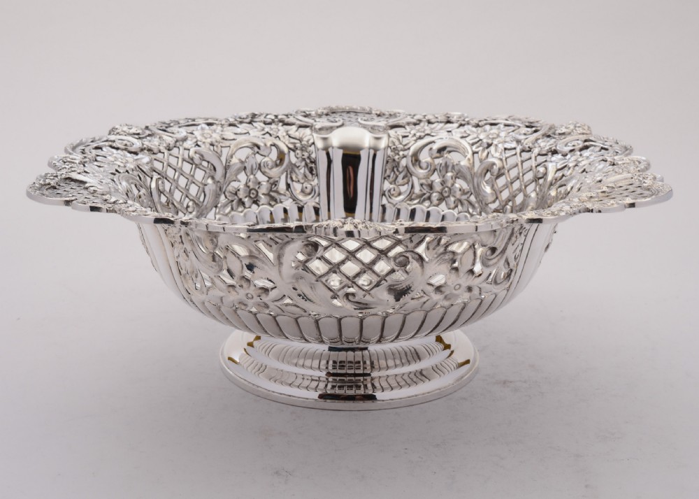 Stunning Edwardian Silver Plated Bowl, Circa 1905 View III