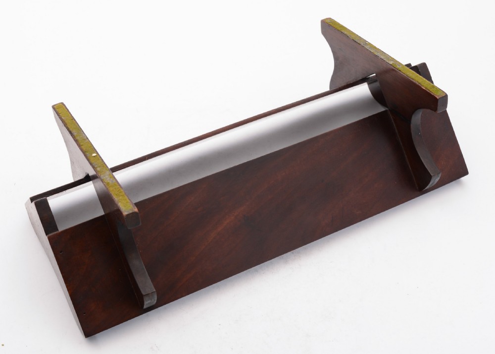 Wonderful Edwardian Mahogany Inlaid Book Trough, Circa 1905 View IV