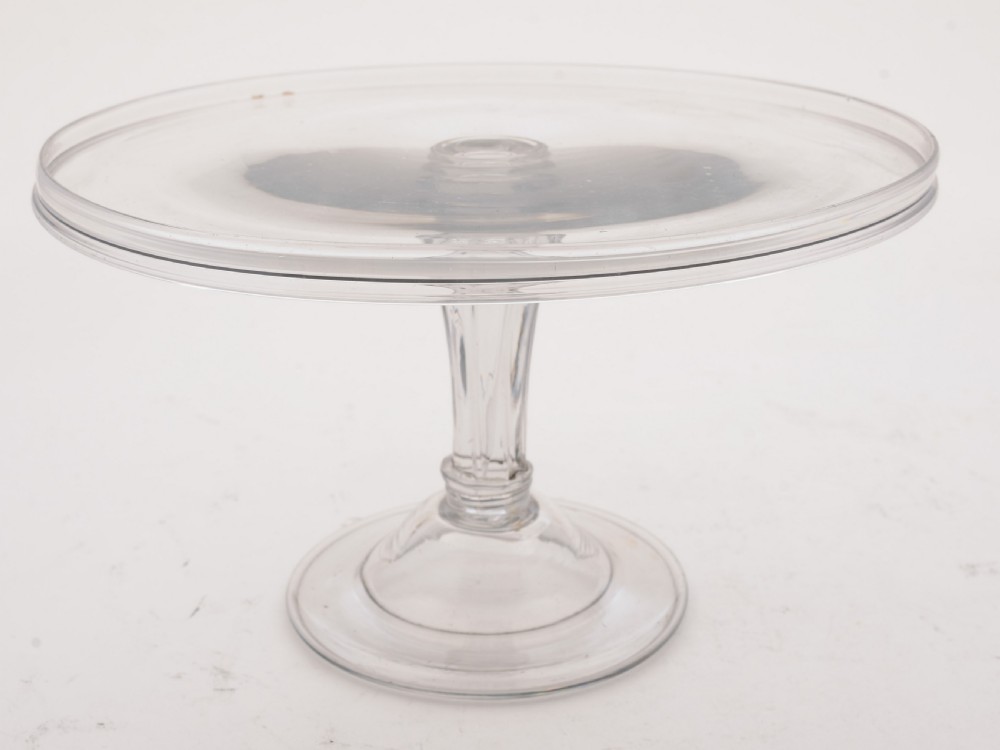 Superb Georgian Glass Tazza, Circa 1800 View II