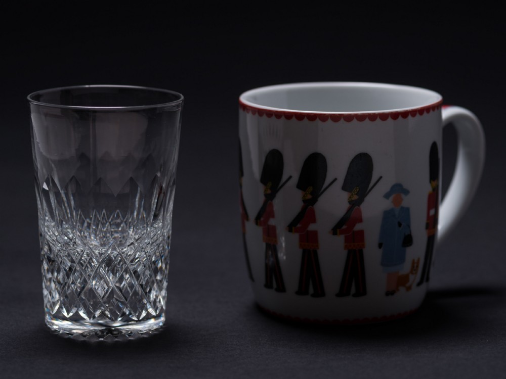 Lovely 5 Edwardian Cut Glass tumblers, Circa 1905 View II