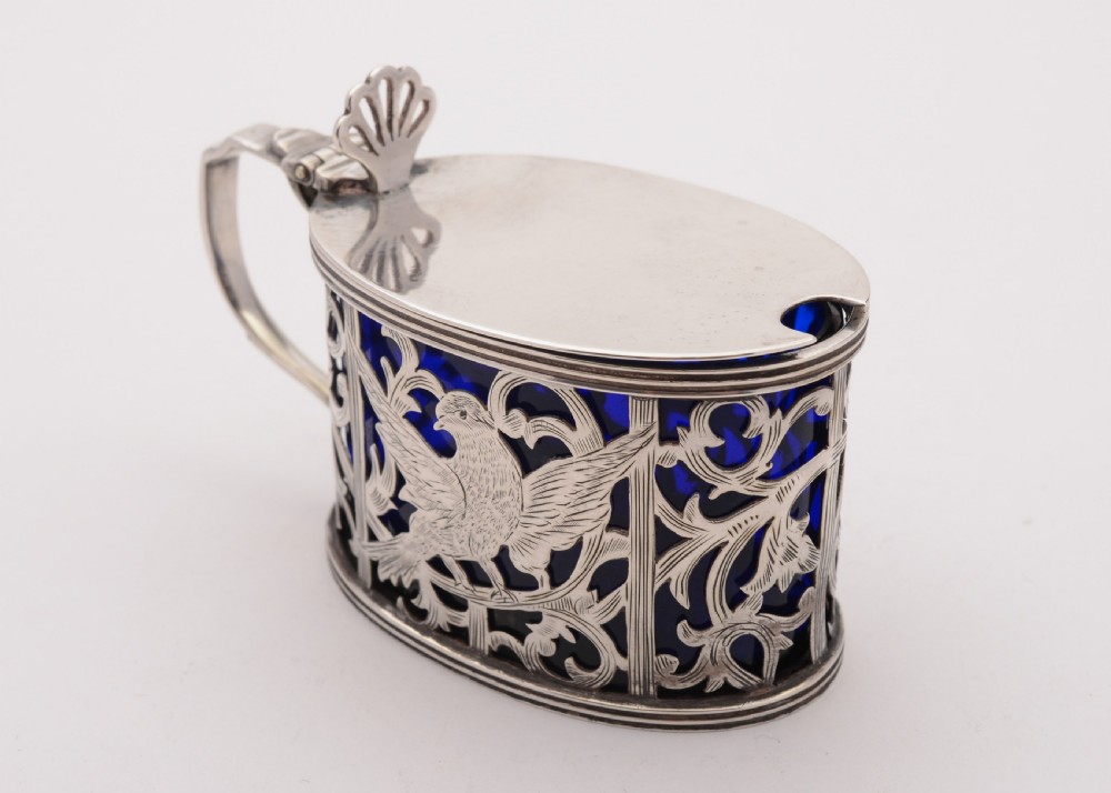 Nice Silver Mustard Pot, London 1922