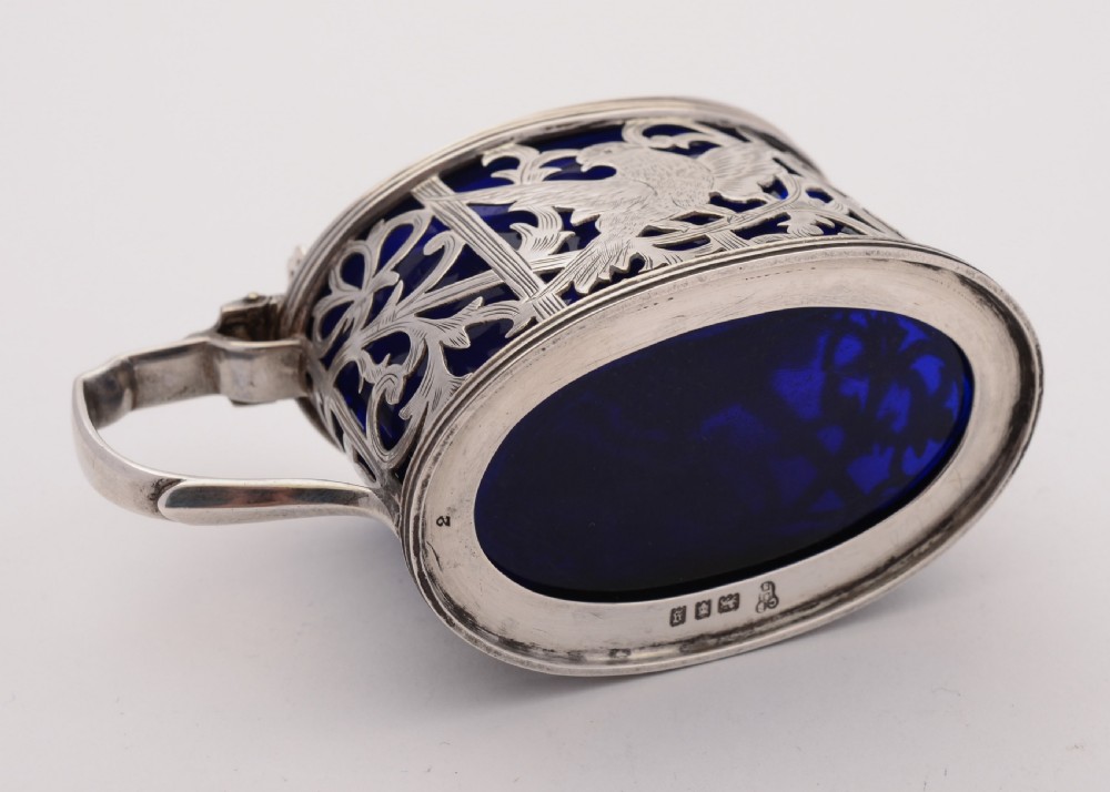 Nice Silver Mustard Pot, London 1922 View IV