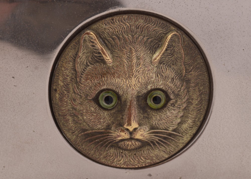Nice Trinket Box with Cat Face Lid, 1911 View VI