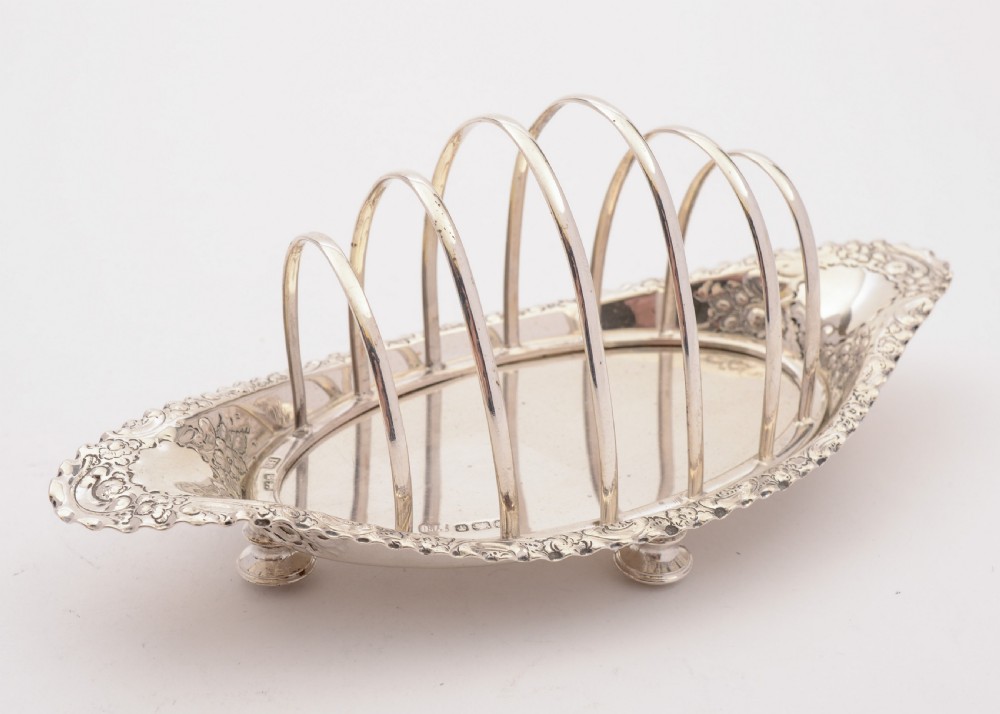 Fabulous Victorian Silver Toast rack, Sheffield 1890