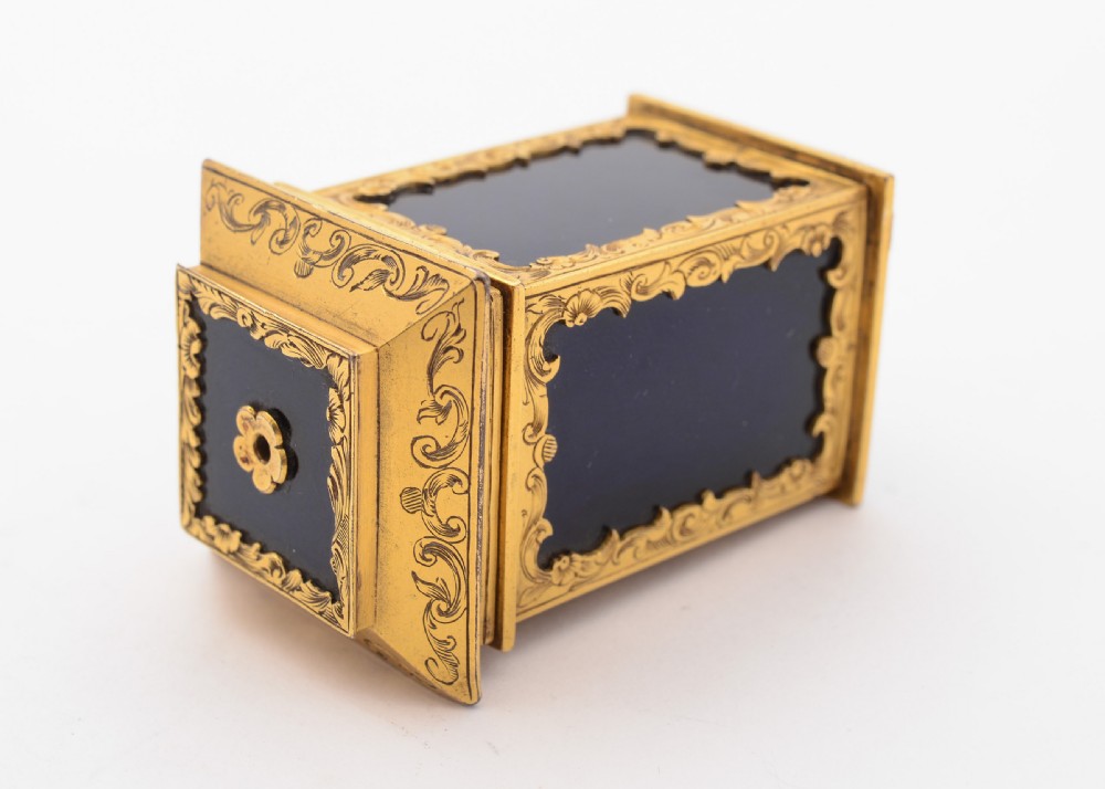 Fabulous Victorian Gilt Brass Vesta Box, Circa 1880 View VIII