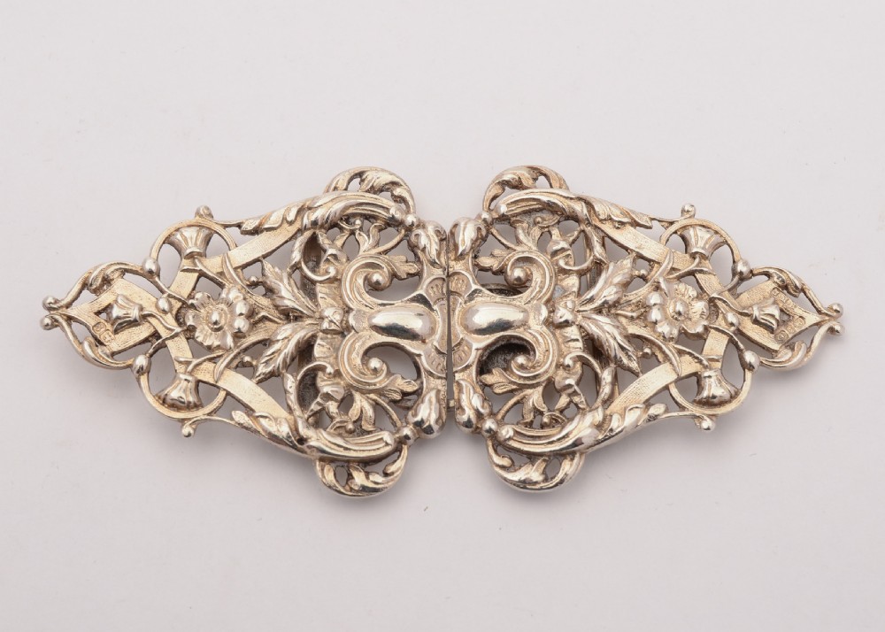 Fabulous Silver Nurses Buckle, Birmingham 1893