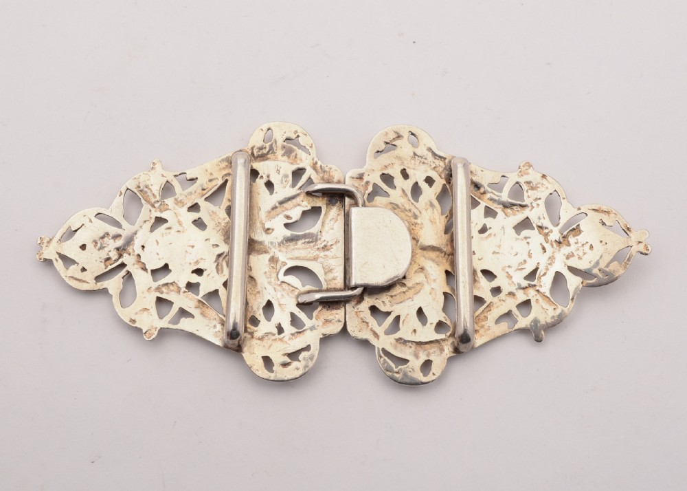 Fabulous Silver Nurses Buckle, Birmingham 1893 View III