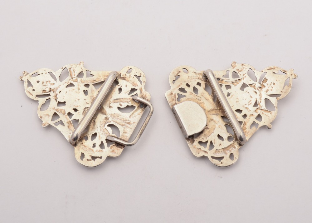Fabulous Silver Nurses Buckle, Birmingham 1893 View V