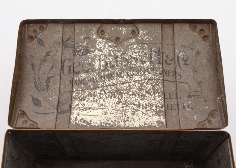 Lovely Novelty Tin Sweet Box, Circa 1900 View II