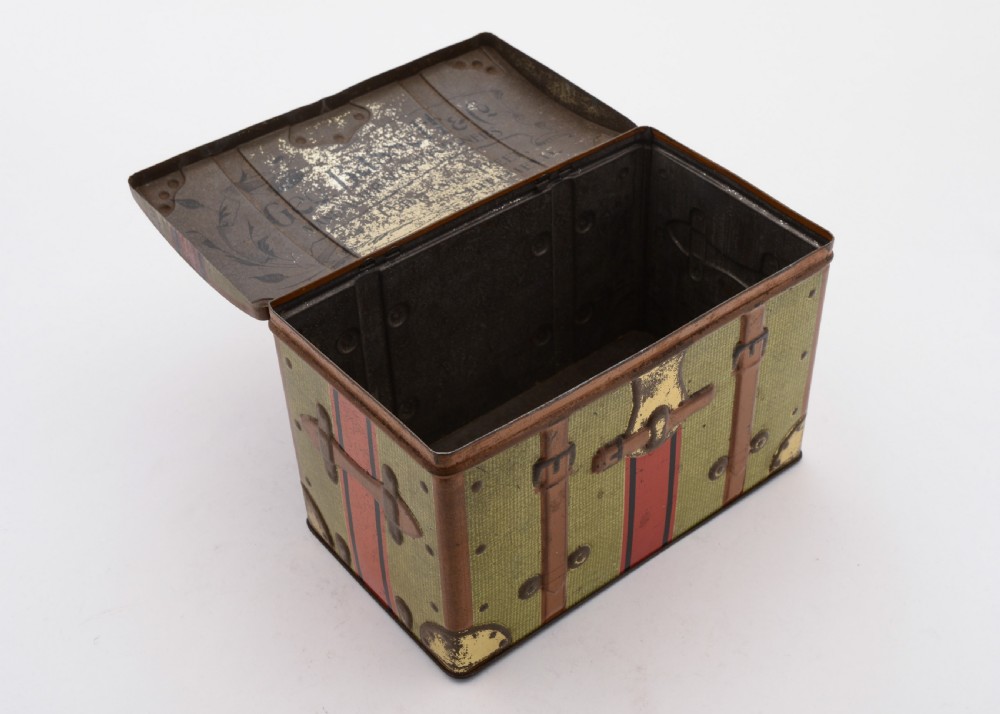 Lovely Novelty Tin Sweet Box, Circa 1900 View IV