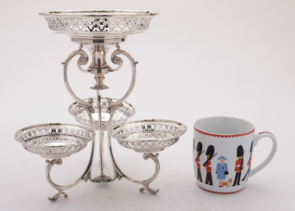 Gorgeous Edwardian Silver Plated Centrepiece, Circa 1905 View VI
