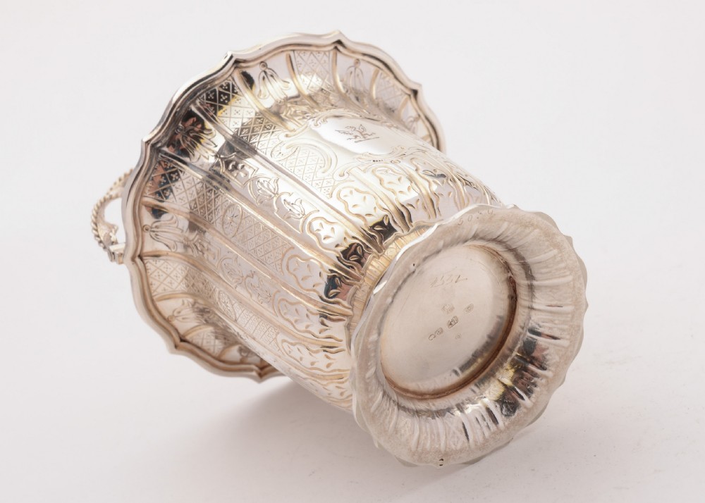 Fabulous Victorian Elkington Sugar Basket, 1853 View III