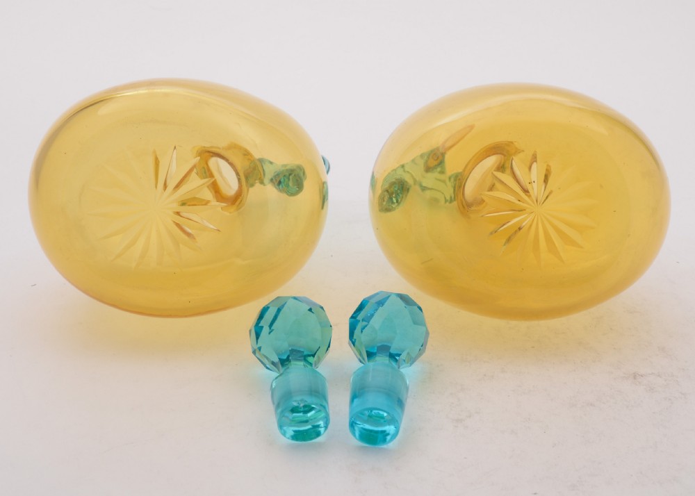 Fabulous Pair of Victorian Decanters, Circa 1890 View III