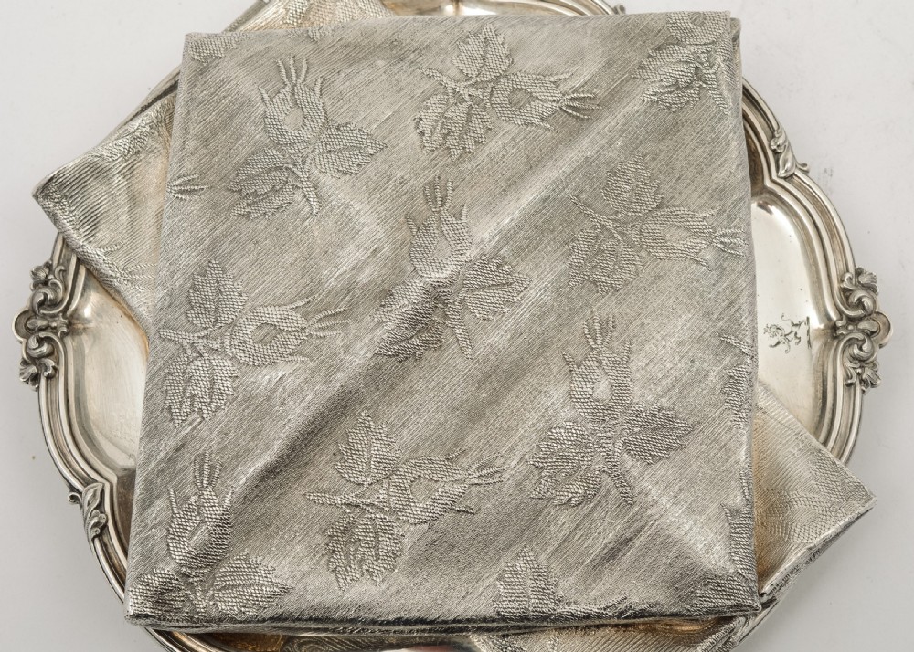 Rare & Fabulous Silver Plated Victorian Napkin Box - circa 1860 View V