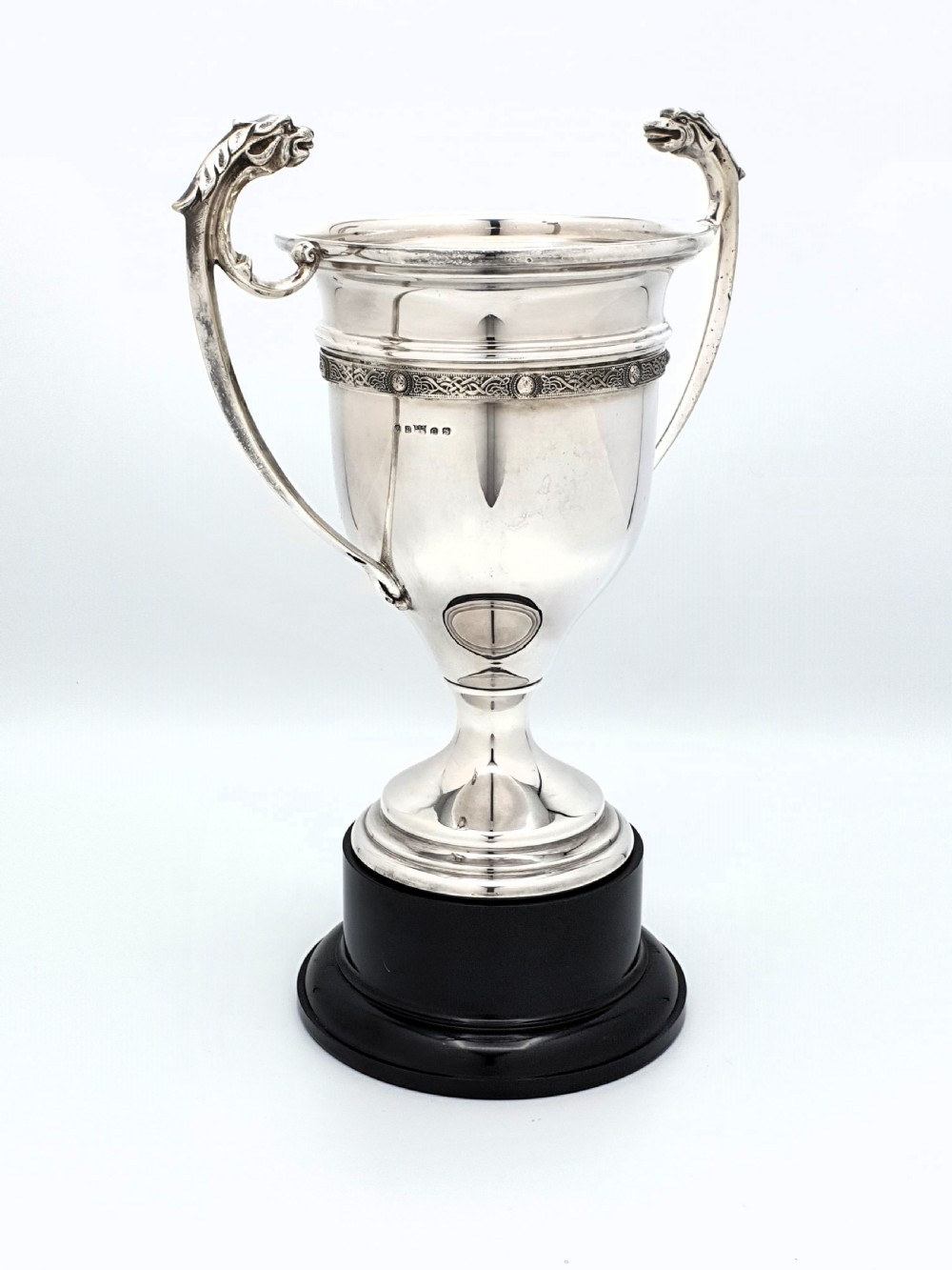 Nice Silver Plated Celtic Style Trophy Cup - Circa 1930 View II