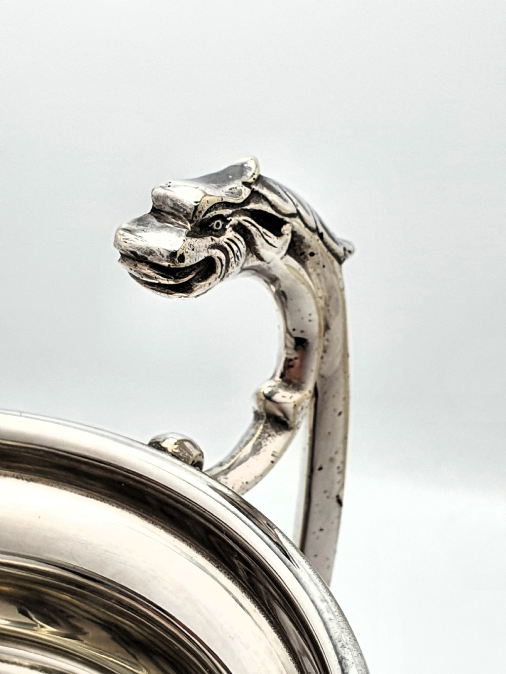 Nice Silver Plated Celtic Style Trophy Cup - Circa 1930 View V