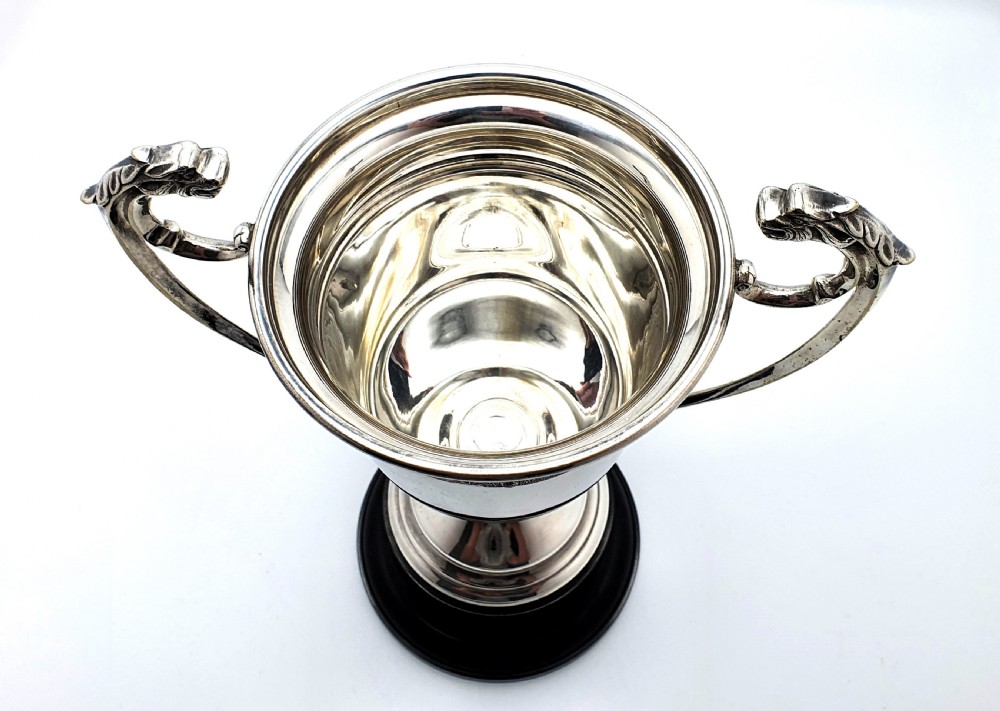 Nice Silver Plated Celtic Style Trophy Cup - Circa 1930 View VII