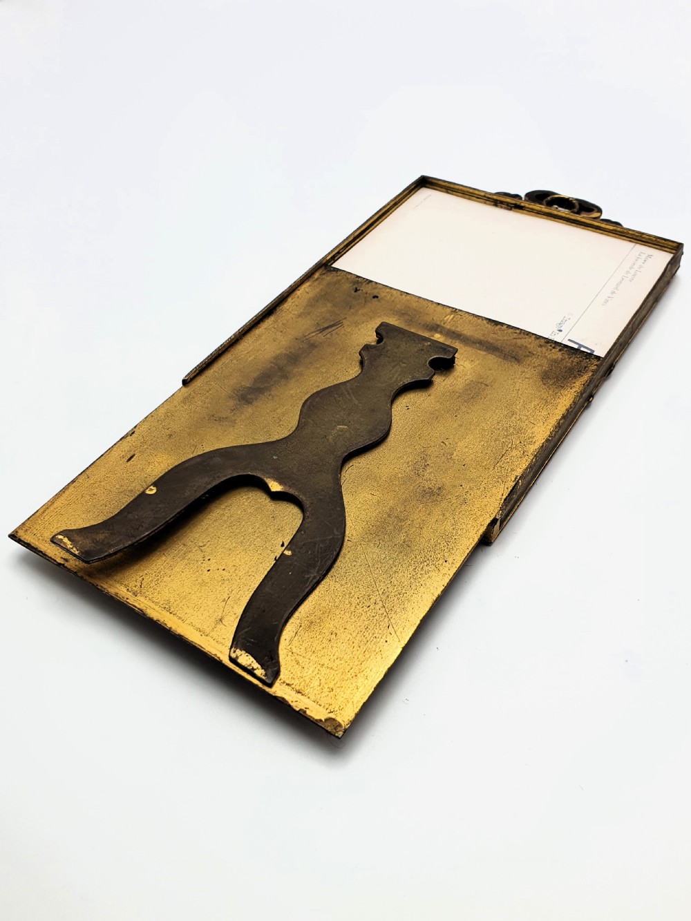 Handsome Antique French Gilt Brass Photo Frame – circa 1900 View IV