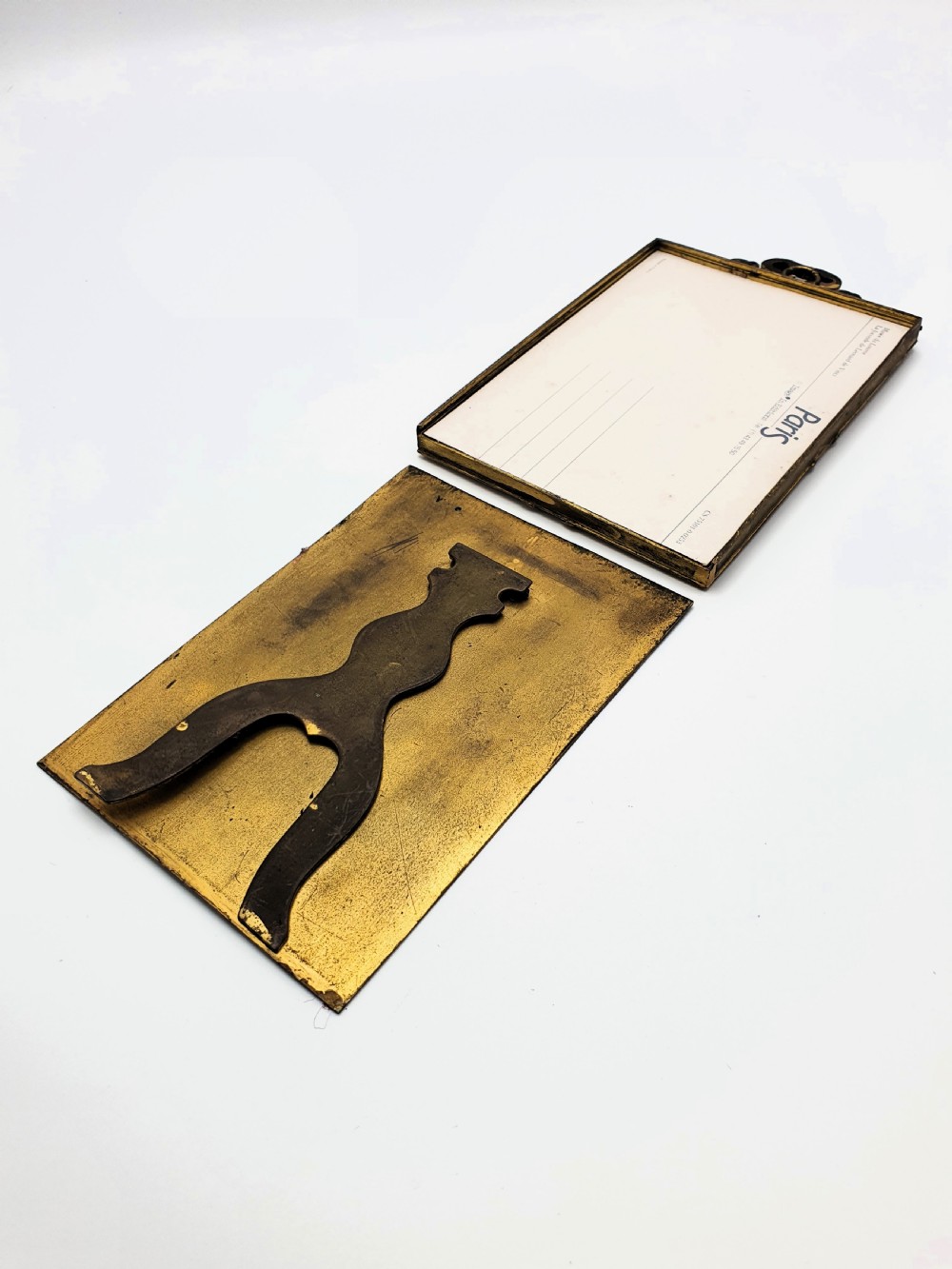 Handsome Antique French Gilt Brass Photo Frame – circa 1900 View V