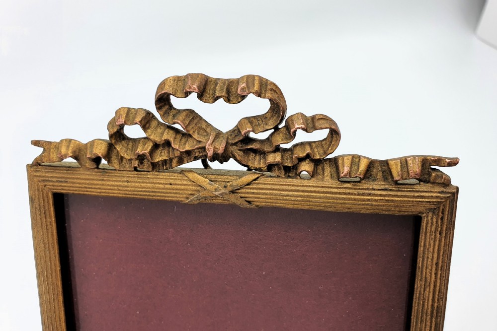 Handsome Antique French Gilt Brass Photo Frame – circa 1900 View VI