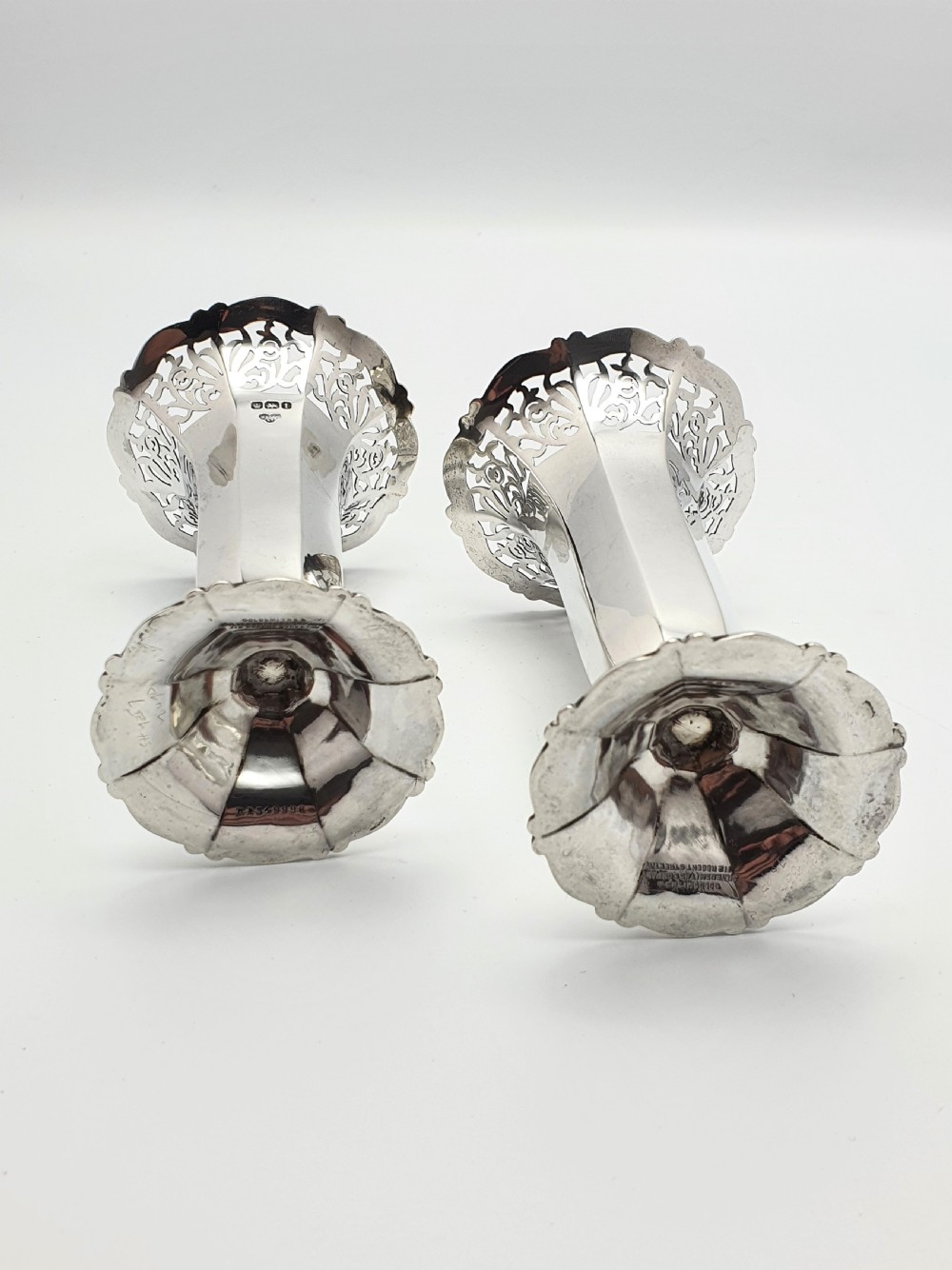 Fine Pair of Silver Vases - 1936 View III