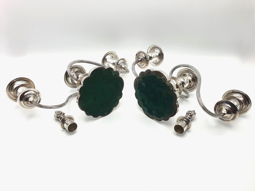 Fabulous Pair of Edwardian Low Candelabras – circa 1905 View VI