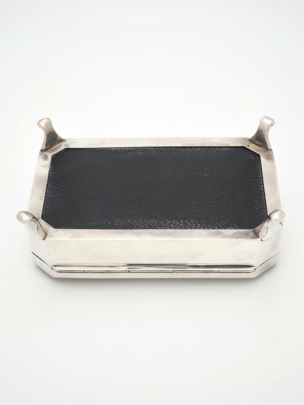 Gorgeous Art Deco Silver Jewellery Box - Birmingham 1929 View VII