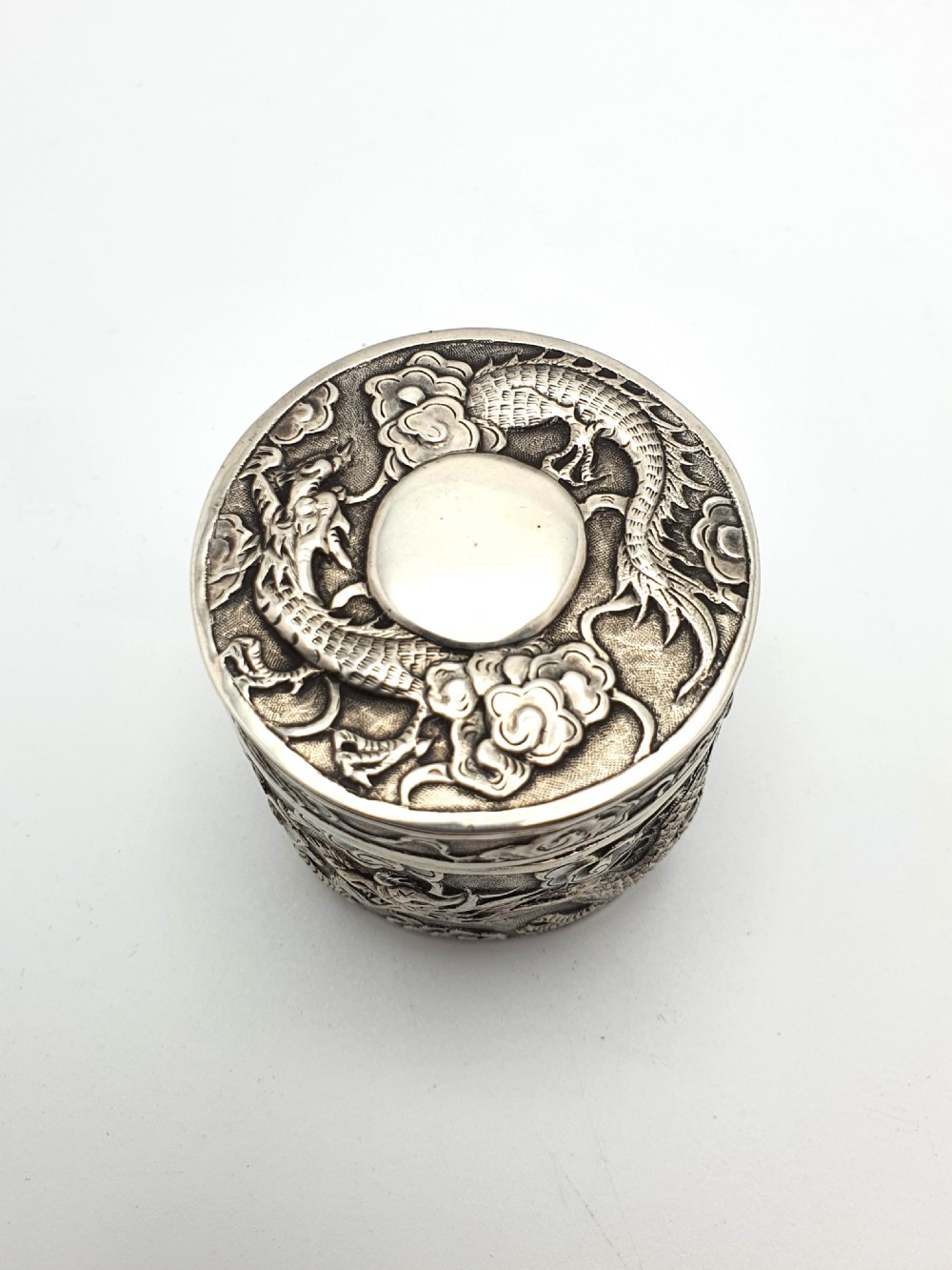 Fabulous Chinese Silver Box – circa 1900 View II