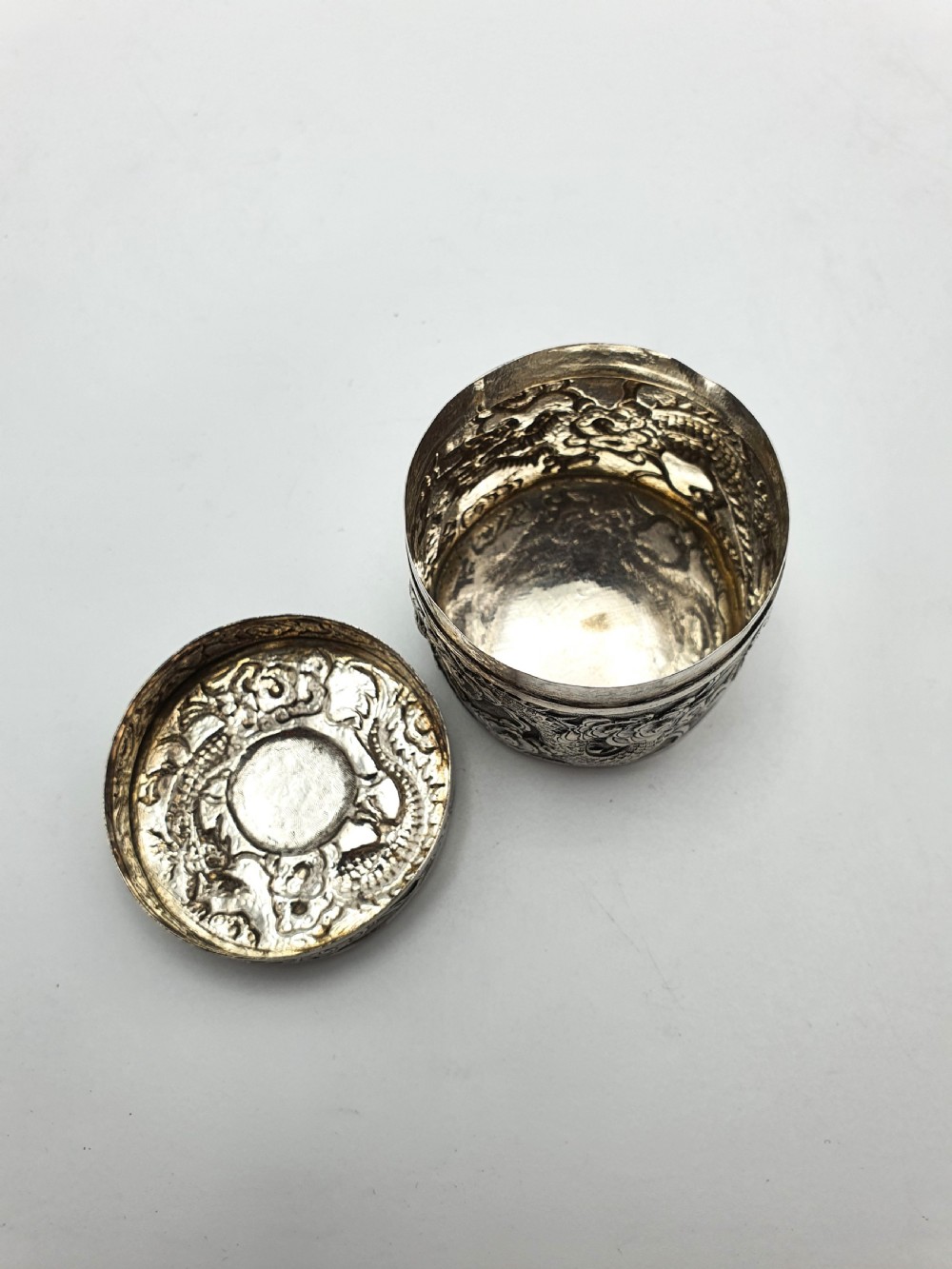 Fabulous Chinese Silver Box – circa 1900 View V