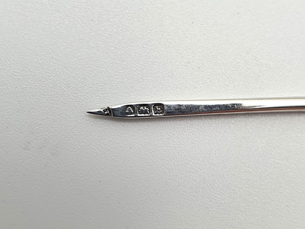 Beautiful Set of Silver Art Deco Cocktail Sticks – 1929 View IV