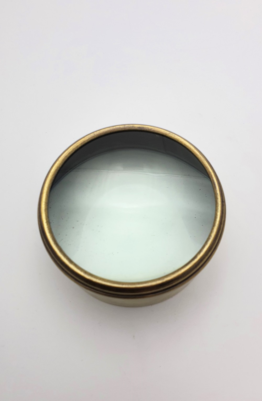 Large Brass Desk Magnifier - circa 1910