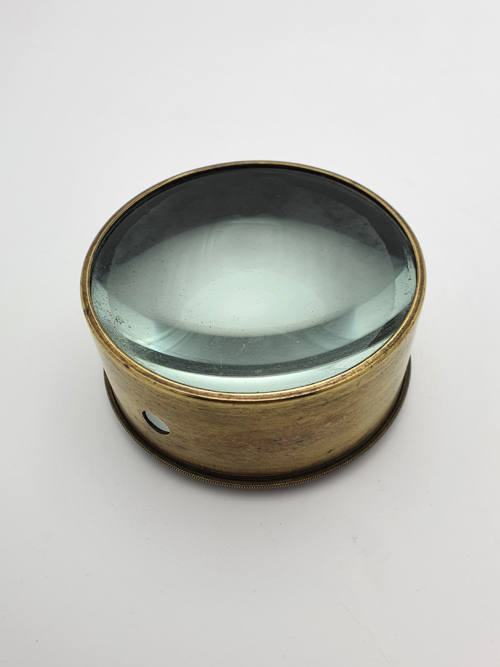 Large Brass Desk Magnifier - circa 1910 View V