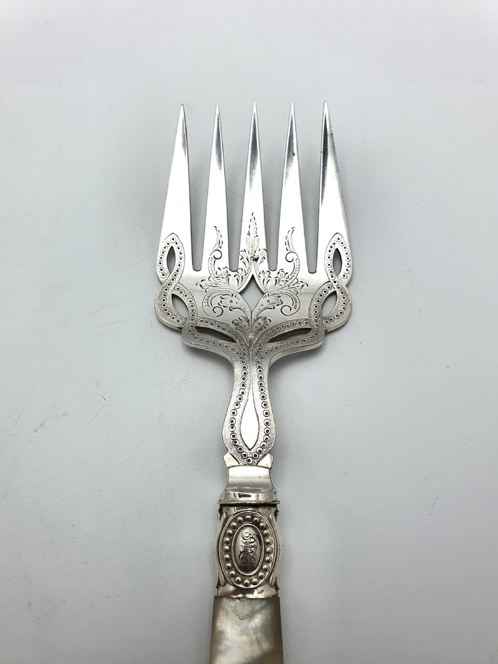 Stunning Pair of Victorian Fish Servers – circa 1880 View VI
