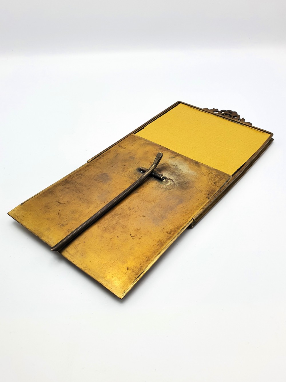 Handsome Antique English Gilt Brass Photo Frame – circa 1900 View IV