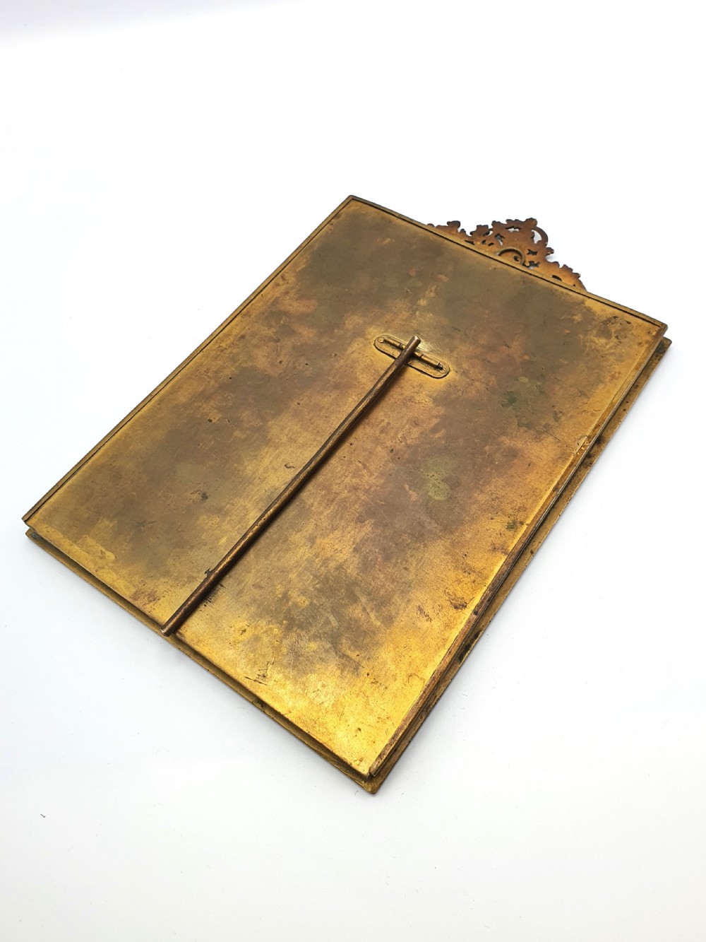 Large Antique English Gilt Brass Photo Frame – circa 1900 View III