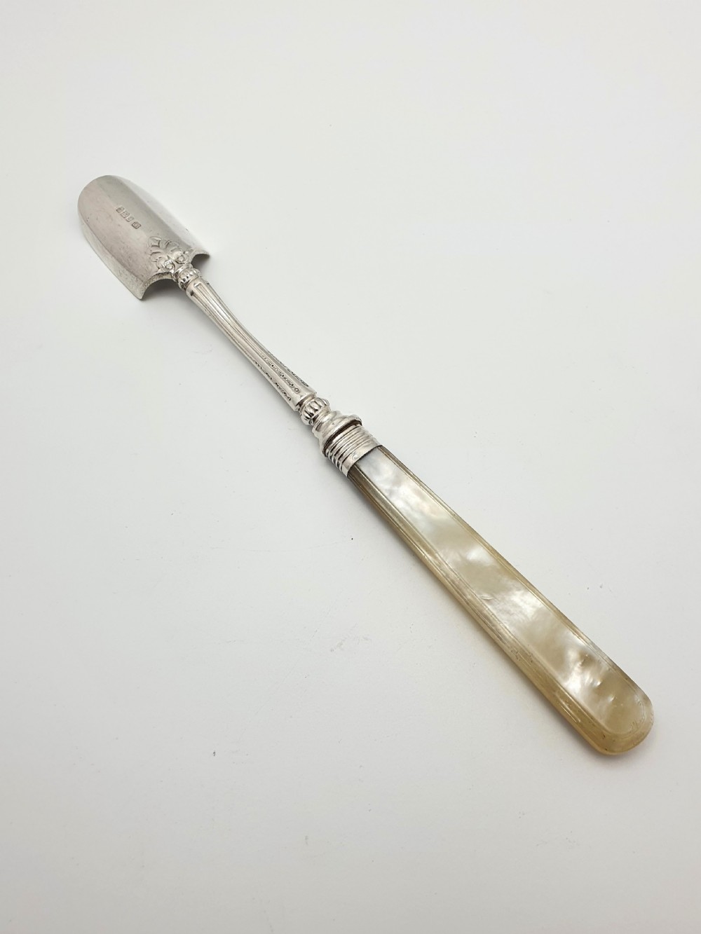 Marvellous Victorian Silver Stilton Scoop - 1890 View V