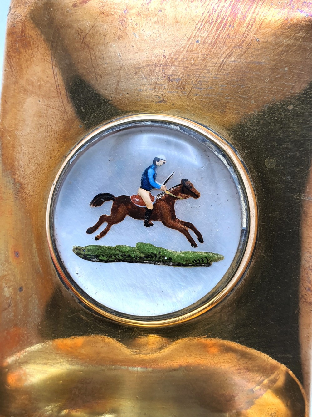Art Nouveau Jockey Matchbox Holder – circa 1890 View II