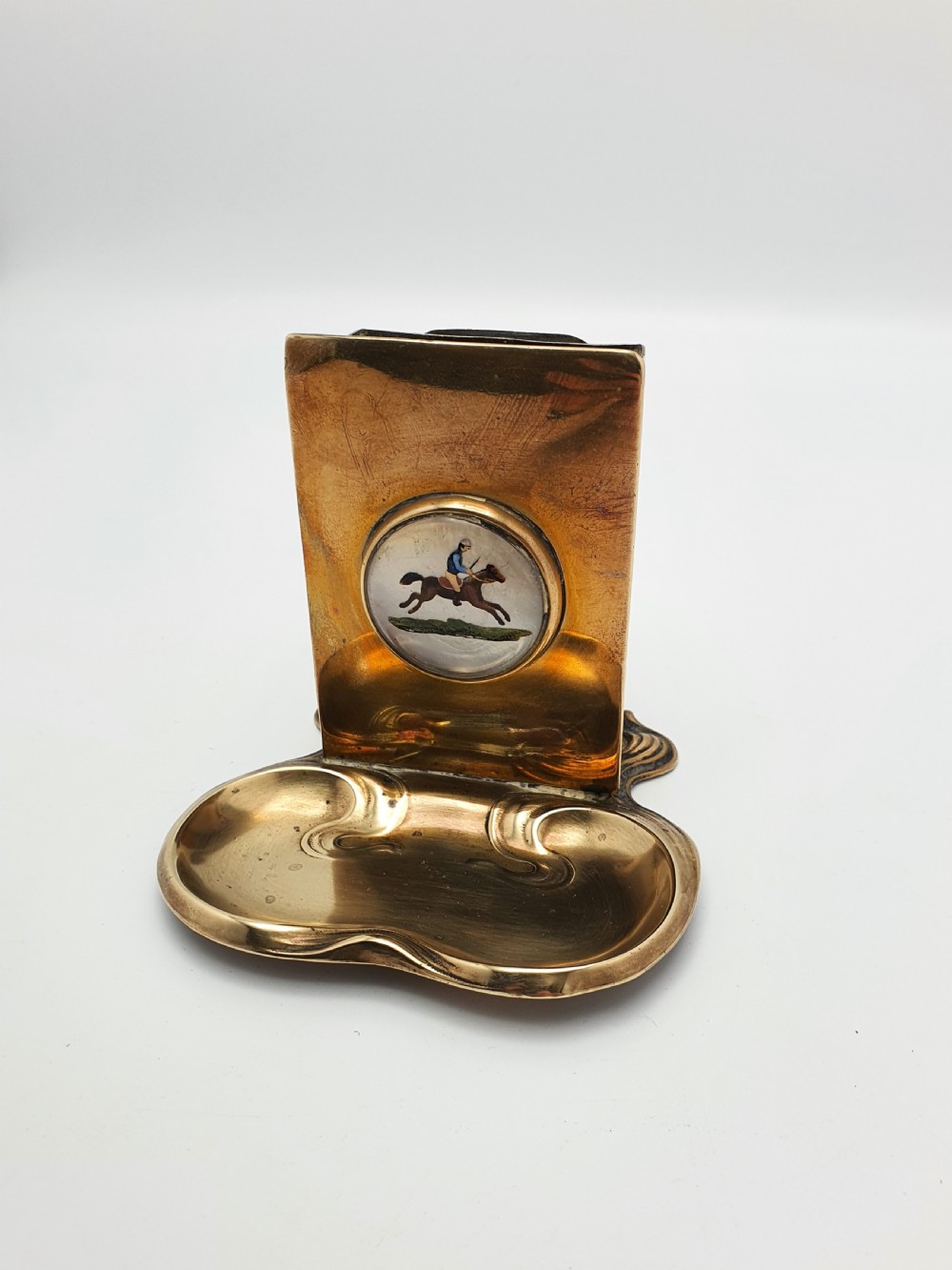 Art Nouveau Jockey Matchbox Holder – circa 1890 View IV