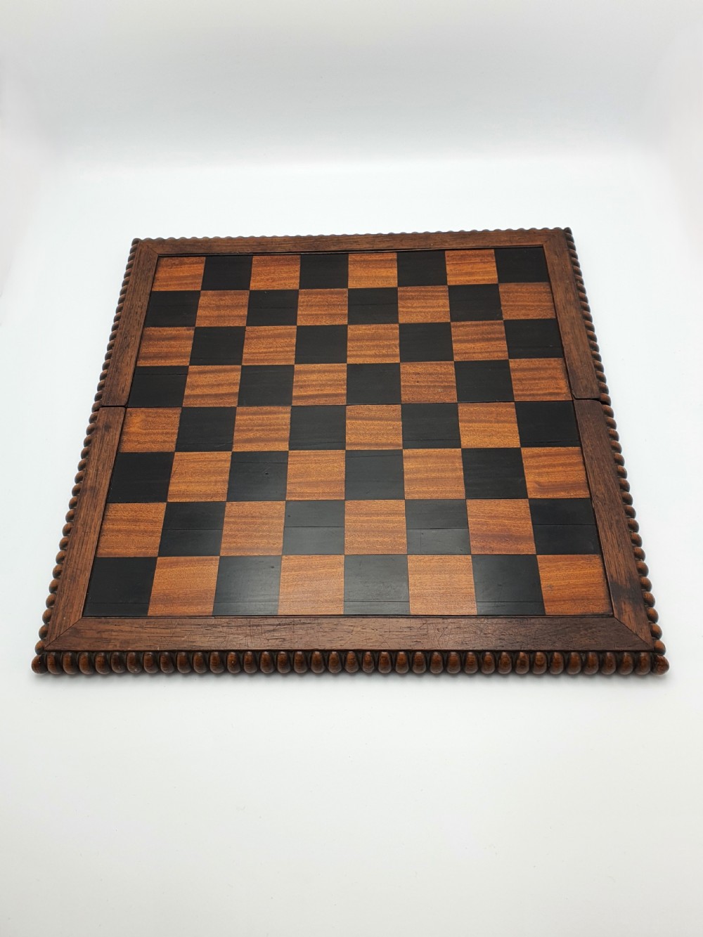 Superb Antique Victorian Folding Chessboard – circa 1870 View III