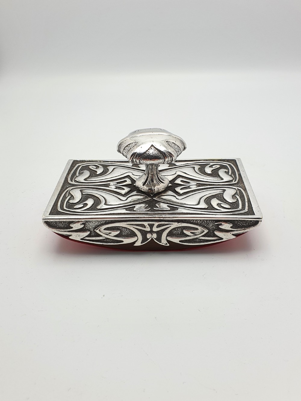 Splendid Art Nouveau Silver-Plated Rocker Blotter - circa 1900 View II
